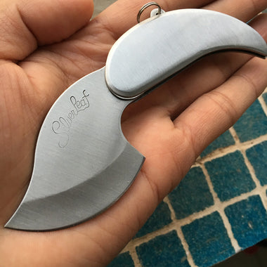 Leaf-Like Key Chain knife